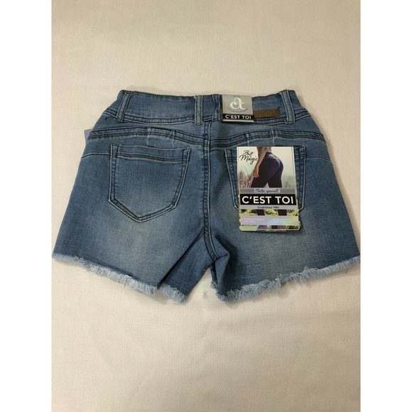 C’EST TOI Denim Shorts Size Small Juniors - Picture 3 of 8